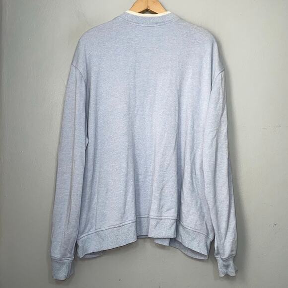 Alfred Dunner Woman Plus Size 2X Blue Embroidered Button Up Sweatshirt Grandma - Picture 5 of 9